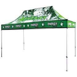 15 ft. Canopy Aluminum Tent - Full-Color UV Print Package